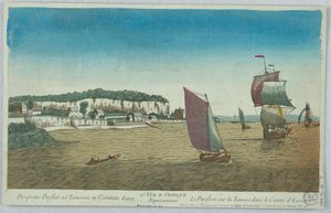 Peep-show, 21st View of Optique Representing Prospectus Purfleet on the Thames in Essex County