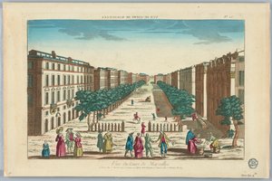 Peep-show, View of the Cours de Marseilles, No. 25