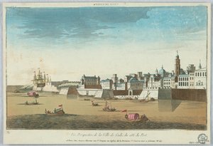 Peep-show, Perspective View of the City of Cadiz from the Port Side
