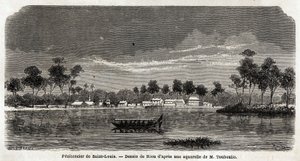 Penitentiary of Saint Louis of French Guiana, organized exclusively for logging on behalf of the government, established in 1859 as an extension of the penitentiary of Saint Laurent which became insufficient, they were completely independent, but located f by Unknown artist