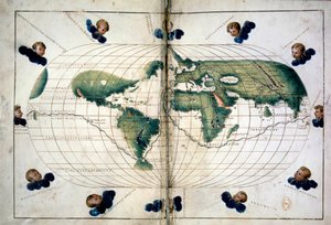 Planisphere (or World Map) by Unknown artist