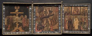 Portable Triptych Icon by Unknown artist