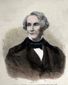 Portrait of American inventor Samuel Finley Breese Morse.