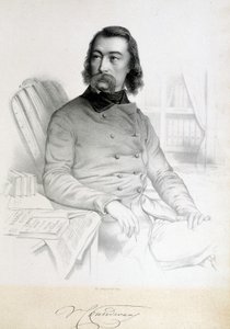 Portrait of Barthelemy Prosper Enfantin, dit le Père Enfantin (1796-1864), Saint-Simonian by Unknown artist
