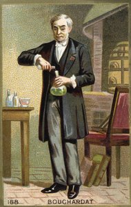 Portrait of Bouchardat. 19th century chromolithography. by Unknown artist