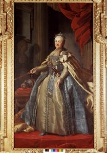 Portrait of Catherine II (1729-1796), Imperator of Russia, preserved at the Drottingholm Palace in Stockholm.