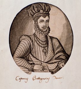 Portrait of Cosimo Bottegari, Italian lutenist and composer by Unknown artist