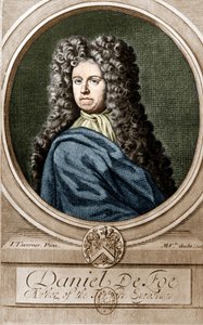 Portrait of Daniel Defoe, English writer and journalist, author of the novel “Robinson Crusoe” by Unknown artist