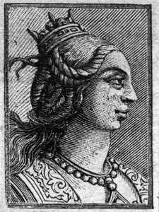 Portrait of Emma, Daughter of Lotharia II, King of Italy