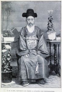 Portrait of Emperor Coreen His Majesty Li Hsi at the end of the 19th century by Unknown artist