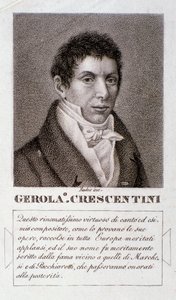 Portrait of Girolamo Crescentini by Unknown artist