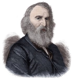 Portrait of Henry Longfellow, American poet and educator by Unknown artist