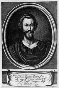Portrait of John Donne, English poet
