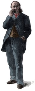 Portrait of Jules Ferry, French politician