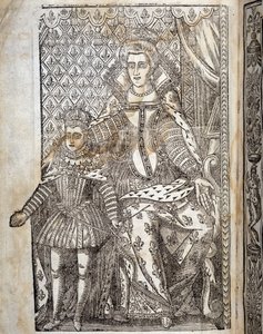 Portrait of Louis XIII child and Marie de Medici