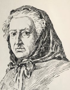 Portrait of Louise Ackermann by Unknown artist
