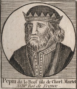 Portrait of Pepin III called Pepin the Short