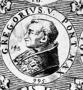 Portrait of Pope Gregoire V