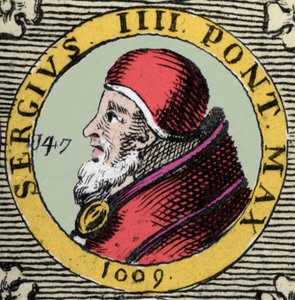 Portrait of Pope Sergius IV (11th Century) by Unknown artist