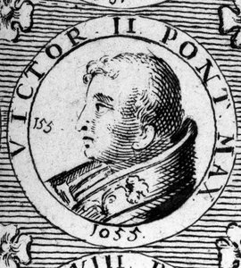 Portrait of Pope Victor II (died 1057)