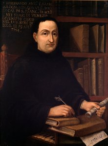 Portrait of Italian Composer Ferdinando Antonio Lazari (18th Century)