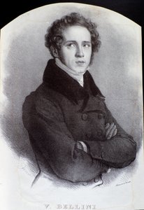 Portrait of Italian Composer Vincenzo Bellini by Unknown artist