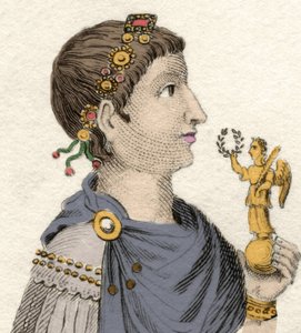 Portrait of the Eastern Roman Emperor Flavius Arcadius (377-408)