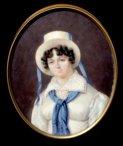 Portrait of the English Adventurer Sophie Dawes, Baroness of Feucheres