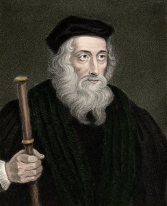 Portrait of the English theologian and reformer John Wyclif by Unknown artist