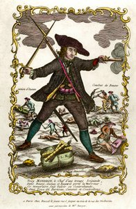 Portrait of the French brigand Louis Mandrin