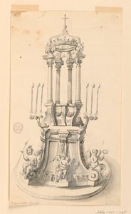 Project: A Scaffolding for the Exhibition of the Host (or of a Relic)