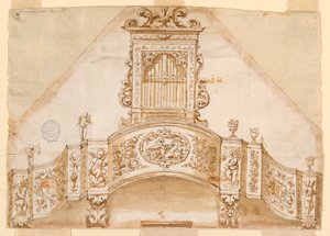 Project: An Organ Loft and the Organ with Alternative Suggestions by Unknown artist