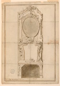Project for a Chimneypiece with Alternative Suggestions by Unknown artist