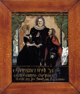 Protestant marriage in Alsace: the blessing of the spouses by Unknown artist