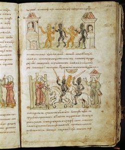 Radziwill Chronicle (detail) by Unknown artist