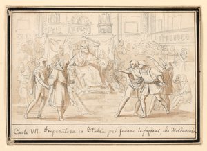 Reconciliation of Enemies in Italy by the Emperor Henry VII by Unknown artist