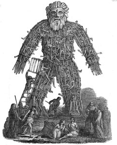 Religion of the Gauls: Human sacrifice among the Gauls by Unknown artist