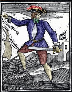 Representation of the Pirate Howell Davis, Active Around 1718-1719 by Unknown artist