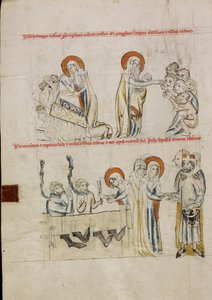 Saint Hedwig Caring for the Sick; Saint Hedwig Caring for Prisoners