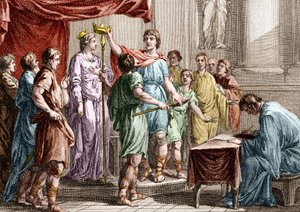 Salic Law - Establishment of the Salic Law, redigested by Clovis I in 508, it essentially consists in settling the problems of procedures concerning property and persons and settling inheritance rights for land which can only be passed on to men
