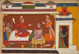 Scene from the "Shangri" Ramayana (History or Rama)