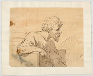 Seated Man with Beard by Unknown artist