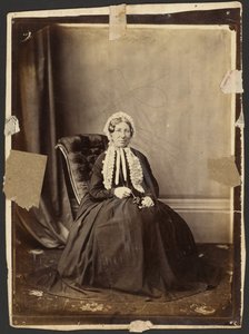 Seated Woman in Bonnet