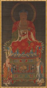 Shakyamuni Triad: Buddha Attended by Manjushri and Samantabhadra