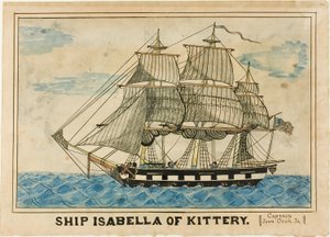 Ship Isabella of Kittery by Unknown artist