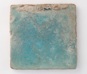 Square Tile with Slag Attachments