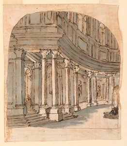 Stage Design: Curving Portico