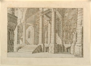 Stage Design, Interior of Prison