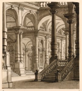 Stage Design, Portico with Staircase