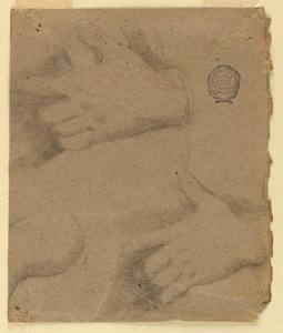 Study: Three Left Hands by Unknown artist